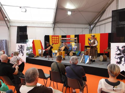 Régie scène médiévale à la Foire Expo de Vannes 2018